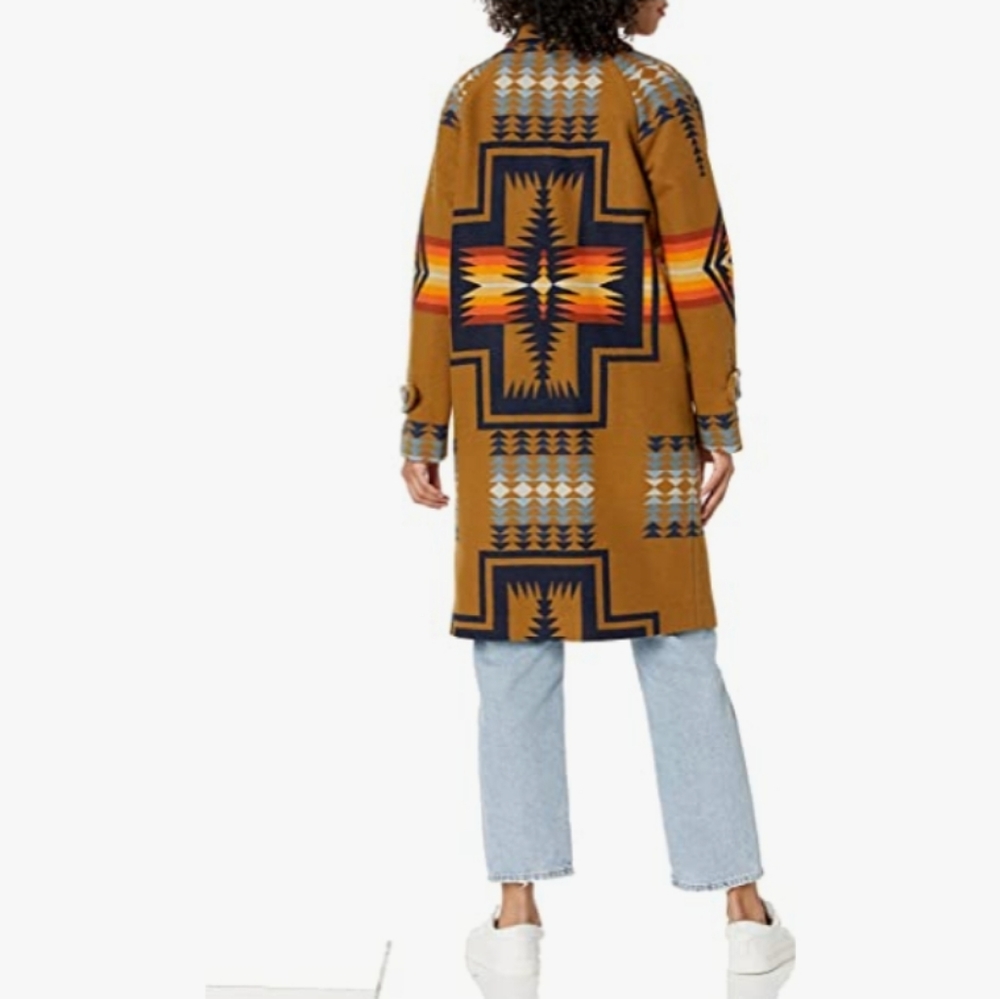 WOMEN'S HARDING ARCHIVE BLANKET COAT PENDLETON NWT - Picture 2 of 4